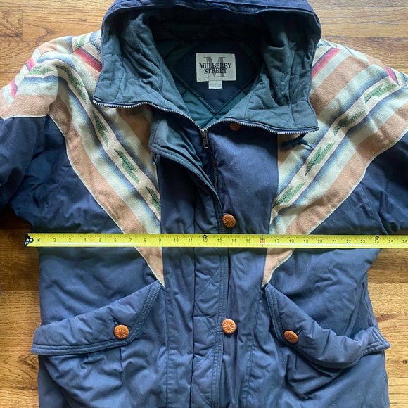 Vintage 90's Mulberry Street Pattern Coat (Waterproof) - Picture 6 of 8